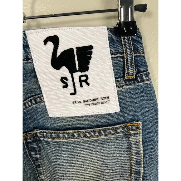 FREE PROPLE NWT WOMEN'S SIZE 27 “THE VIRGIN LABEL" DISTRESSED SKINNY JEAN - Picture 3 of 12